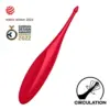 Satisfyer Twirling Fun Vibrador Circulante Silicone Vermelho