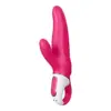 Satisfyer Vibrador Vibes Rabbit 12 Modos Silicone Preto