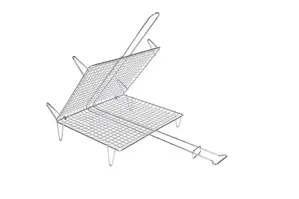 Sauvic Grelha de Churrasqueira para Peixe Zinco 30x35cm