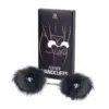 Secret Play Algemas Metal Marabou Black