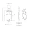 Sonoff Dr Mounting Bracket para Switchboard