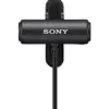 Sony ECM-LV1 Microfone Lapela Áudio Estéreo Com Para-Vento