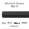 Sony HTA9000 9.1 Potência Wi-Fi Preto