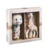 Sophie La Girafe Conjunto de Chocalho Peluche Cri-Cri Cinza Bebês