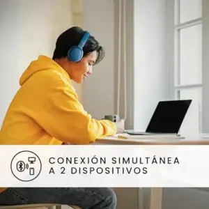 SPC Heron 2 Studio Auscultadores Over-Ear Bluetooth Preto