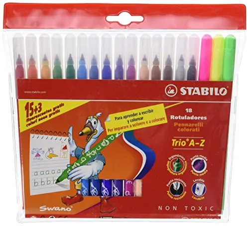 Stabilo Marcadores de Feltro Trio Power Multicolor