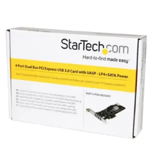 Startech PEXUSB3S42V Adaptador USB 3.0 PCIe com 4 portas