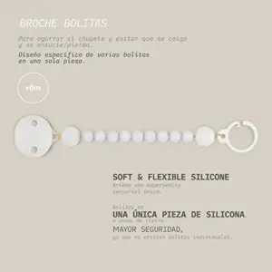 Suavinex Col Ess Porta-Chupetas Silicone Terracota