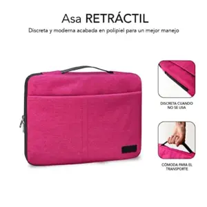 Subblim Sleeve 14″ Rosa Poliester Water Resist