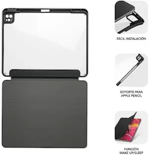 Subblim Subblim Clear Shock Case Preto 12,9″