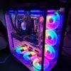 Talius TAL-CRONOS Caixa Gaming ATX Preto Vidro Temperado RGB