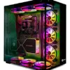 Talius TAL-CRONOS Caixa Gaming ATX Preto Vidro Temperado RGB