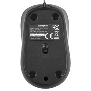 Targus AMU75EU Mouse Óptico 1000 DPI USB Preto