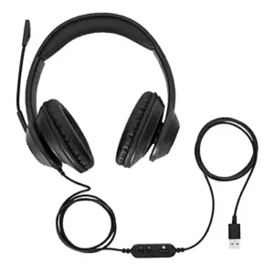 Targus Headset Usb Microfone Controle Volume Preto