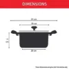 Tefal Caçarola Antiaderente 24 cm