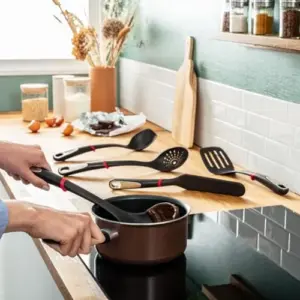 Tefal Colher de Sopa Inox Preto Sem BPA