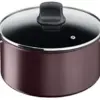 Tefal Panela Titanio Signature 24cm com Tampa Vidro