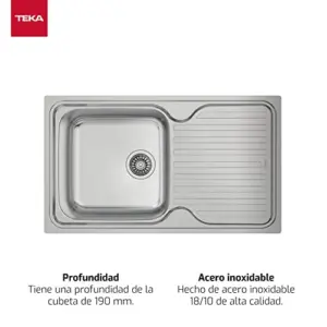 Teka Lava-Louça Classic 1c 1e Inox