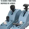 Thrustmaster Quadrantes de Aceleração Airbus Edition PC Funcões de Gestão de Flaps e Travões Preto