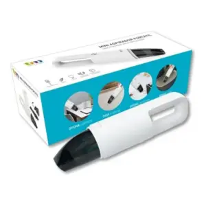 TM Electron Mini Aspirador Portátil Branco