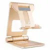 TooQ Suporte de mesa ajustável para smartphones e tablets até 10″ dourado