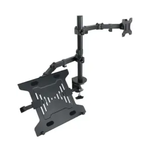 TooQ Suporte de Mesa Duplo Tilt 13-32 polegadas