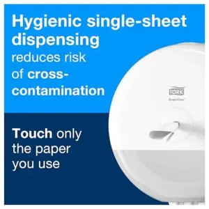 Tork Dispensador Papel Higienico Plástico Branco 21,9cm Elevação