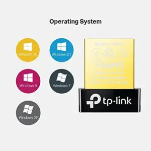 TP-Link UB400 Nano USB Bluetooth 4.0 Preto, Dourado