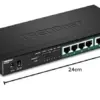 Trendnet TPE-TG84 Switch 8 Portas 10/100/1000 Mbps Preto