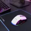 Trust GXT 922 Ybar 7200 DPI com fio branco RGB