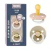 Bibs Colour Night Luminescente 6-18m Blush/Vanilla Chupeta