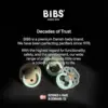 Bibs Colour Night Luminescente 6-18m Blush/Vanilla Chupeta