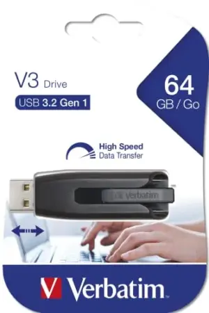 Verbatim Store n Go 64GB USB 3.0 Preto Pen