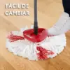 Vileda Esfregona Microfibra Vermelha com Balde Pedal