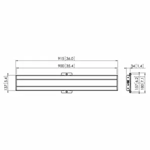 Vogel’s PFB 3409 Interface Bar 915MM Preto