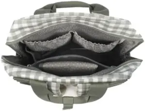 Walking Mum Caetana Mochila de maternidade multifuncional 28x37x12cm Stone