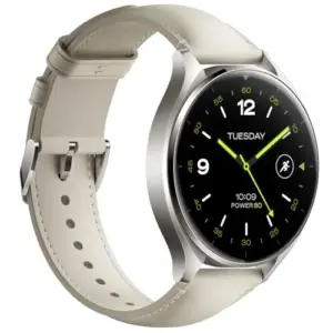 Xiaomi Watch 2 Bluetooth Grey com Bracelete de Couro Branco