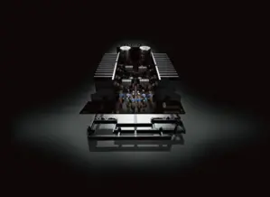 Yamaha A-S701 160W Entrada digital preto