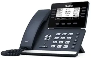 Yealink T53W Preto Telefone Voip com Fios Mãos-livres
