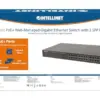 Intellinet 560559 Switch Gerenciado 10/100/1000 24 Portas