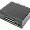 Digitus Switch 8 Portas Gigabit PoE 10/100/1000Mbps Uplink
