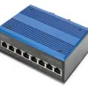 Digitus Switch Industrial 8 Portas Ethernet 10/100 Preto e Azul
