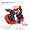 Einhell TE-MB 18/127 Li-Solo Serra de Corte para Metal