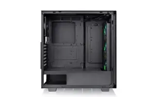 Thermaltake CA-1S3-00M1WN-03 Caixa de PC Midi Tower Preto ARGB, suporte até 7 ventoinhas 120/140mm