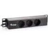 Equip Power Strip 3BAY CEE7/4 W. 1,8M Preto