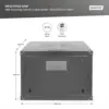 Digitus DN-19 07U-6/6-SW Armário de Distribuição de Servidores 19 Polegadas Preto