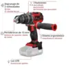 Einhell TP-CD 18/60 Li Impacto Sem Fio