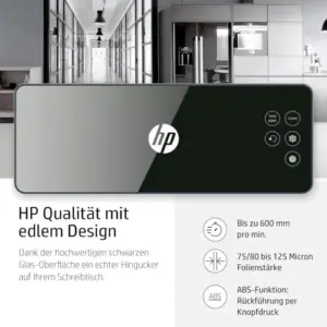 HP Pro 600 Laminadora A4 75/80-125 microns Fácil de usar