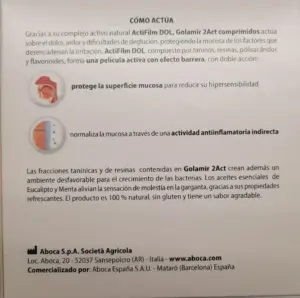 Aboca Golamir 2Act Comprimidos