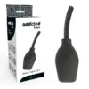 Addicted Toys Enema Squeeze Clean Preto Limpeza Profunda